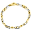 POMPEII3 MEN'S LINK 14K GOLD (23GRAM) OR PLATINUM (37GRAM) 5.5-6.5MM BRACELET 8.5"