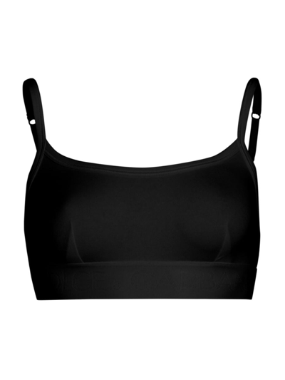Dolce & Gabbana Women's Logo Band Sports Bra In Black