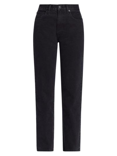 Slvrlake Black London Crop Jeans In Shadow Ridge