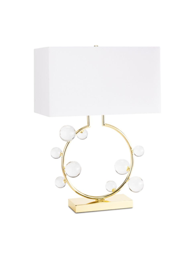 Regina Andrew Bijou Ring Clear Table Lamp In Brass