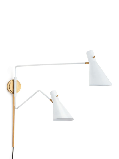 Regina Andrew Spyder Two-arm Sconce In White
