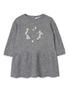 TARTINE ET CHOCOLAT BABY GIRL'S & LITTLE GIRL'S FLORAL EMBROIDERY SWEATER DRESS