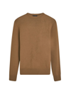 BUGATCHI MEN'S EMBROIDERED CREWNECK LONG-SLEEVE SWEATER