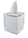 Tizo Lucite Tissue Box Cover In White