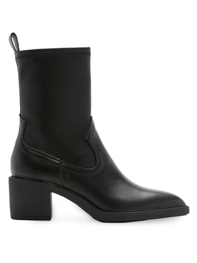 La Canadienne Parks Leather Bootie In Black