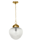 Regina Andrew Sadie Glass Pendant Lamp In Brass