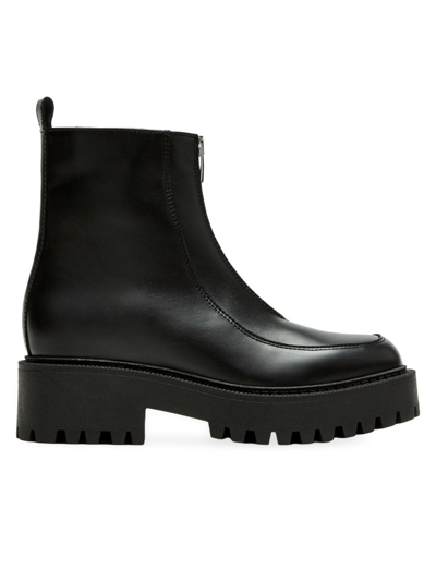 La Canadienne Nash Leather Bootie In Black