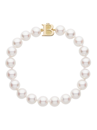 Birks Women's  18k Yellow Gold & Akoya Pearls Bracelet