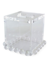 Tizo Lucite Bubble Tissue Box Cover In Clear