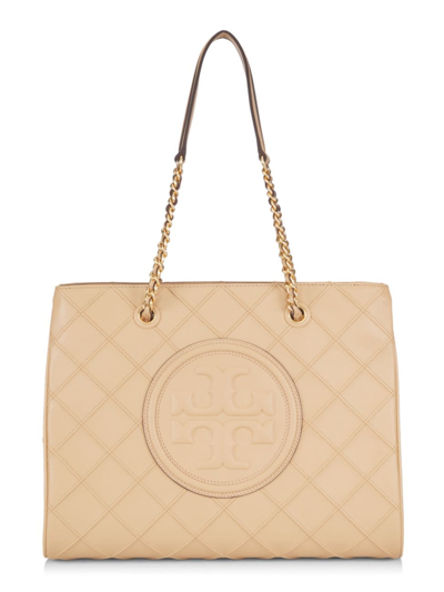 Tory Burch Women's Fleming Soft Chain Tote Bag In Beige