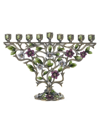 Olivia Riegel Sophie Menorah In Green Pink