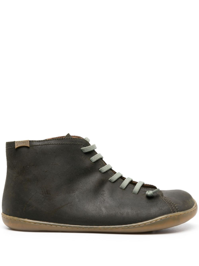 Camper Peu Cami Leather Sneakers In Green