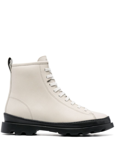 Camper Ankle Boots Women  Brutus In Cream