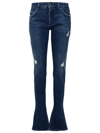 Dolce & Gabbana Dark Blue Cotton Blend Jeans In Blue