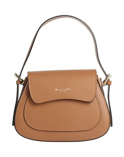 My-best Bags Woman Handbag Tan Size - Soft Leather In Brown