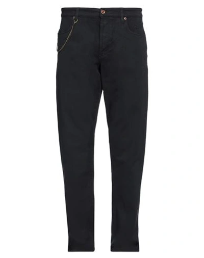 Siviglia Man Pants Midnight Blue Size 33 Cotton, Elastane, Polyester