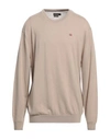 Napapijri Man Sweater Beige Size 3xl Wool