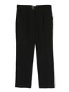 MOSCHINO PLEATED STRAIGHT-LEG TROUSERS