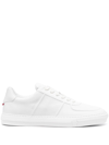 MONCLER LACE-UP LEATHER SNEAKERS