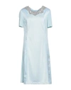 Elisa Cavaletti By Daniela Dallavalle Woman Midi Dress Sky Blue Size 8 Linen, Cotton, Elastane