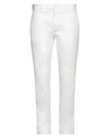 Cruna Man Pants White Size 38 Cotton, Elastane