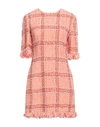 Elisabetta Franchi Woman Mini Dress Salmon Pink Size 6 Viscose, Polyamide