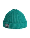 Versace Jeans Couture Man Hat Emerald Green Size Onesize Acrylic, Wool