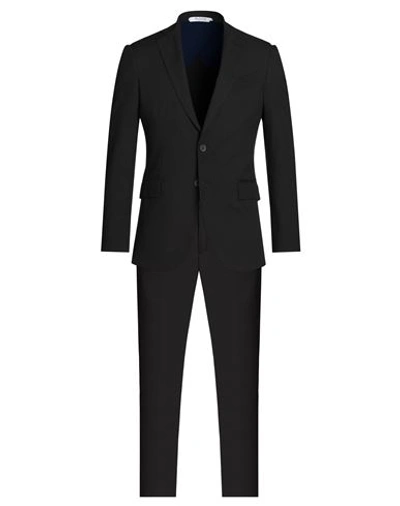 BOTTEGA MARTINESE BOTTEGA MARTINESE MAN SUIT BLACK SIZE 34 WOOL