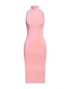 Mangano Woman Midi Dress Pink Size 8 Cotton