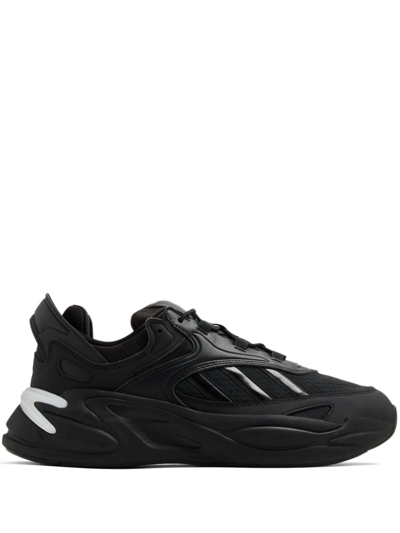 Adidas Originals Ozweego Zip Tonal Trainers In Schwarz