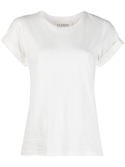 Closed Short-sleeve Organic Cotton T-shirt In Ivory