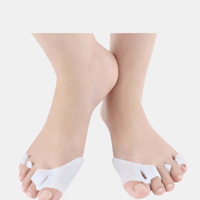 Vigor Gel Hammer Toe Separator Correction Straightener Orthopedic Toes Protection In White