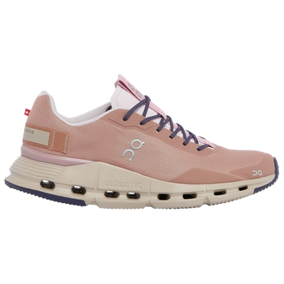 On Cloudnova Form Sneakers In Rosebrown/orchid