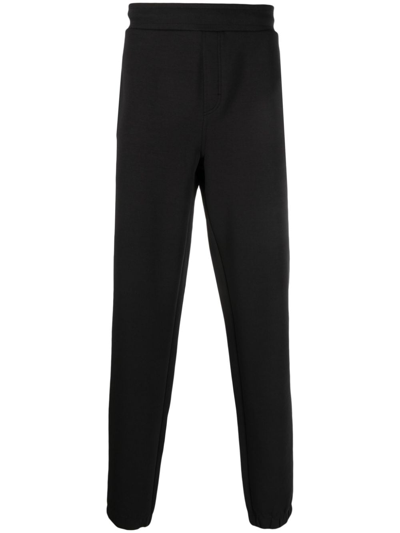 Calvin Klein Logo-debossed Track Pants In Black