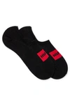 HUGO TWO-PACK OF INVISIBLE SOCKS IN A COTTON BLEND