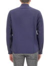 Aspesi Buttoned-up Long-sleeved Shirt In Blue