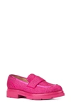 New York And Company Abigail Rhinestone Loafer In Pink