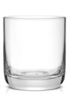 Joyjolt Faye Set Of 6 Double Old Fashioned Glasses In Clear