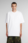 VETEMENTS T-SHIRT IN WHITE COTTON