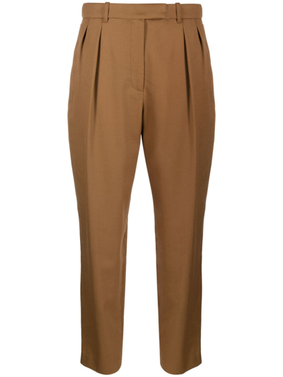 APC PLEATED CROPPED TROUSERS