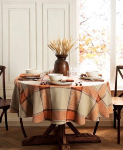 Elrene Autumnal Harvest Jacquard Table Linens Collection In Multi