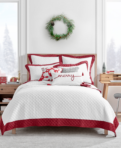 Levtex All Is Bright Bordered 3-pc. Quilt Set, King In White