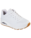 Skechers Uno-stand On Air Womens Trainers Wedge Fashion Sneakers In White
