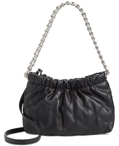 Inc International Concepts Rennata Quilted Clutch Crossbody, Crested For Macy's In Black Crystal