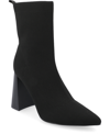 Journee Collection Collection Women's Tru Comfort Foam Wide Width Noralinn Booties In Black