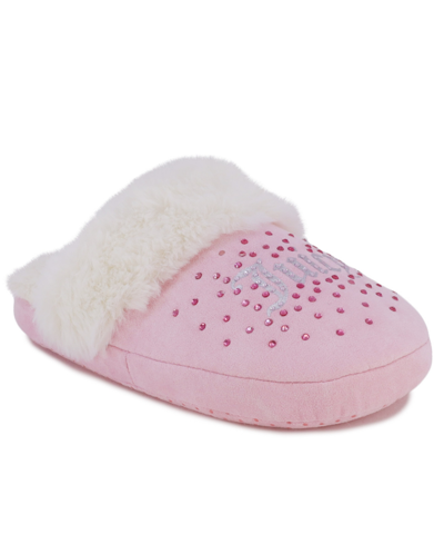 Juicy Couture Little Girls Chowchilla Slippers In Light Pink
