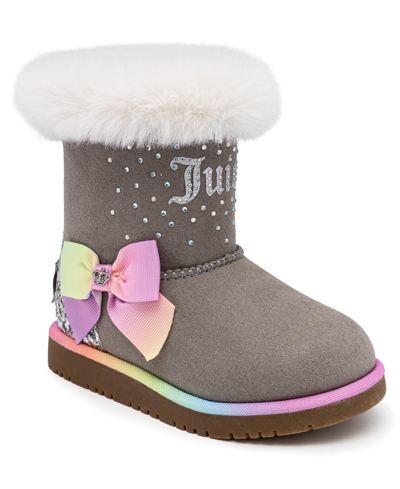 Juicy Couture Toddler Girls Lil Coronado 2 Cold Weather Boots In Gray