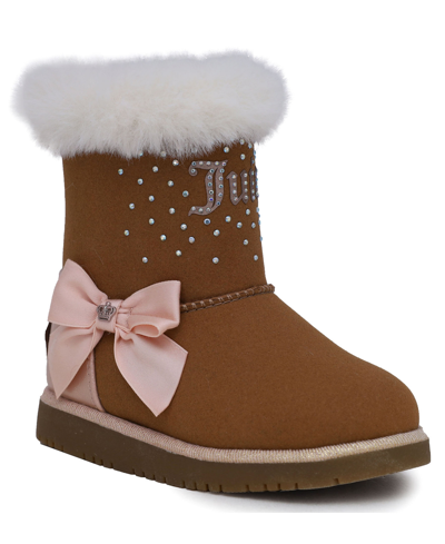 Juicy Couture Toddler Girls Lil Coronado 2 Cold Weather Boots In Chestnut