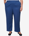 ALFRED DUNNER PLUS SIZE CHELSEA MARKET CLASSIC FIT PULL ON SHORT LENGTH PANTS