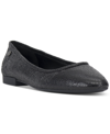 Vince Camuto Women's Minndy Slip On Ballet Flats In Black Crinkle Patent